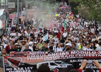 Minimiza CSP marcha del IMSS; acusa oportunismo