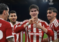 La Hormiga González da el triunfo al Olympiacos en la Europa League