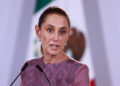 Sheinbaum condena daño a estatua del expresidente Felipe Calderón; esto es lo que dijo