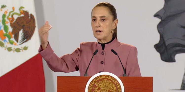 Claudia Sheinbaum en la Mañanera del Pueblo del 20 de octubre de 2026