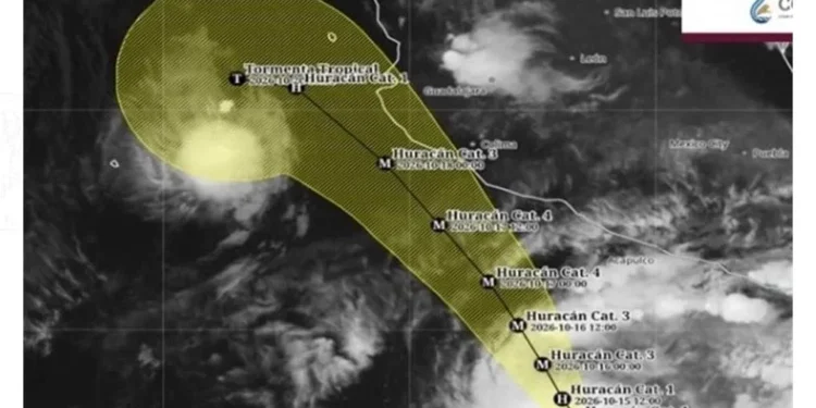 Trudy se intensifica a huracán categoría 1 en el Pacífico y escalará a categoría 4 el sábado