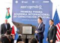 Colocan primera piedra de la Academia Internacional de Capacitación Policial en Querétaro