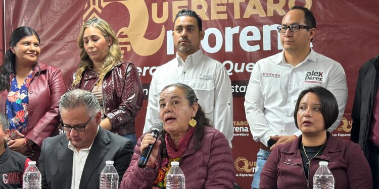 La dirigente de Morena en Querétaro se disculpa tras el "destape" de Gilberto Herrera para la capital