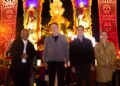 Inauguran altar monumental “Guardianes del Patrimonio” en Plaza de Armas de Querétaro