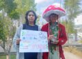 Sami e Itan de la Facultad de Artes UAQ SJR, recaudan fondos en apoyo a paristas de Filosofía.