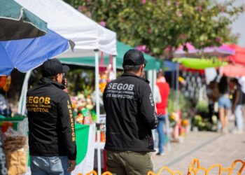 Preparan operativo de seguridad en San Juan del Río con motivo del día de muertos.