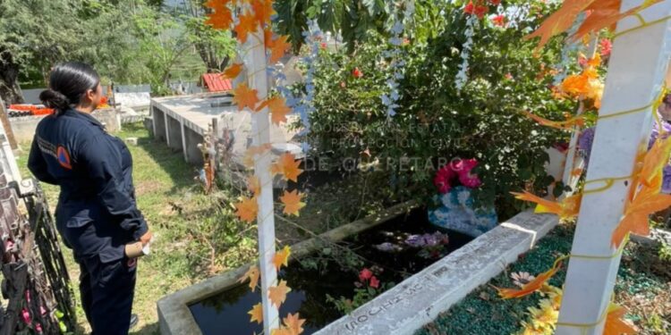 • Protección Civil de Querétaro inicia operativo de supervisión en panteones por Día de Muertos