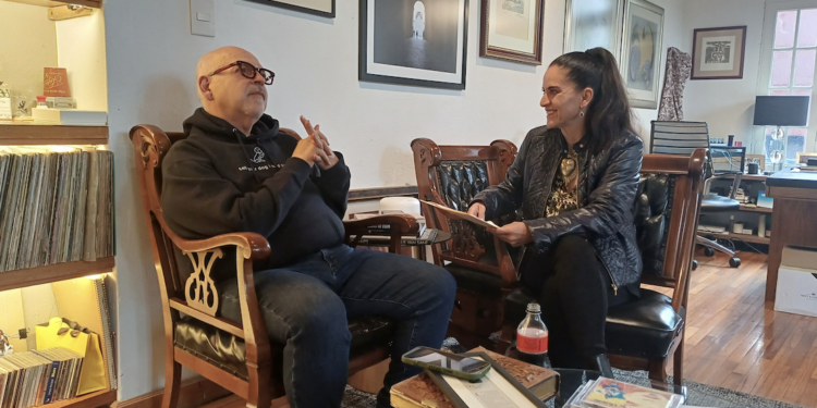 Francisco González Compeán en entrevista exclusiva para PLAZA DE ARMAS, el periódico de Querétaro, con nuestra colaboradora Lila Cruz.