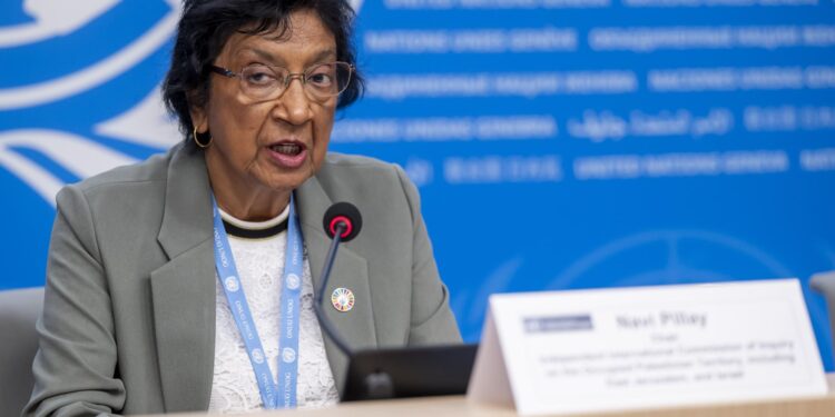Imagen de archivo de Navi Pillay. EFE/EPA/MARTIAL TREZZINI